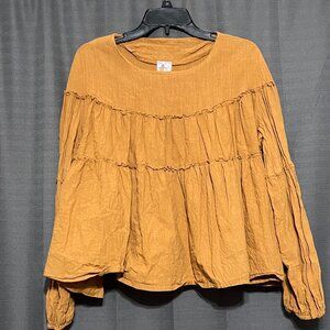 Gold Blouse Size M/L